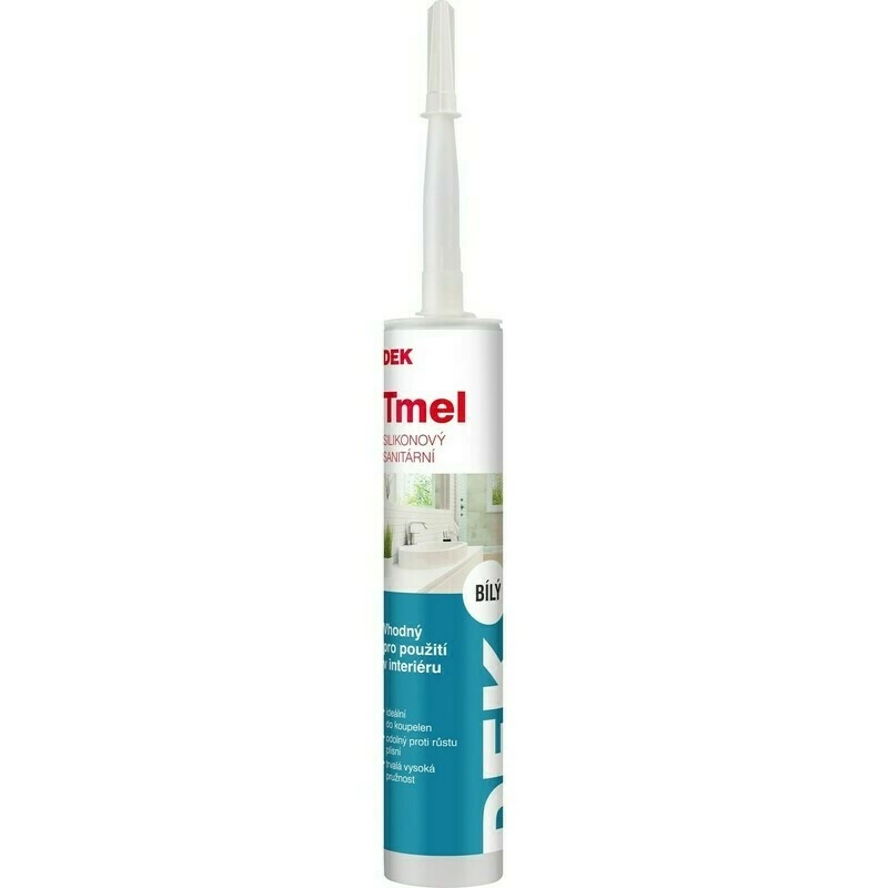 Tmel silikonový sanitární bílý 310ml